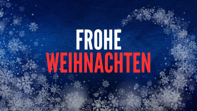 Frohe Weihnachten!